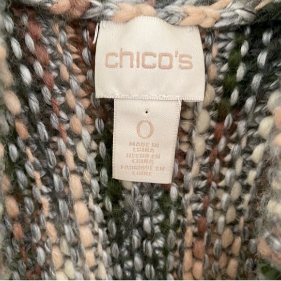 Chico’s Boho Fringe Festival Sweater Sleeveless Cardigan - Picture 6 of 7